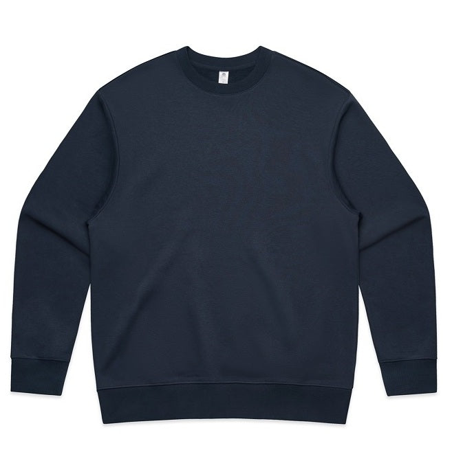 AS Colour 5145 Mens Heavy Crew Top - Midnight Blue - Front View