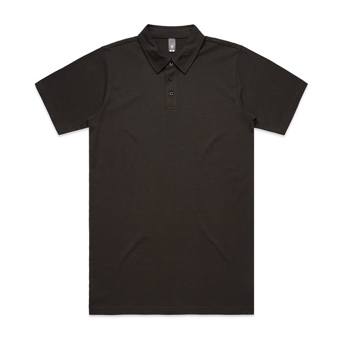 AS Colour 5402 Chad Polo - Coal - Front View