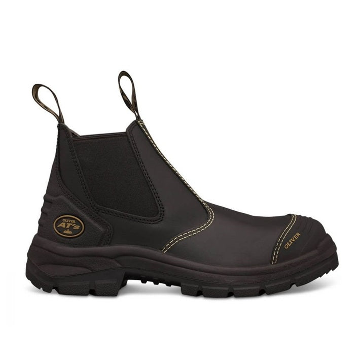 Oliver 55-320 Black Elastic Sided Safety Boot