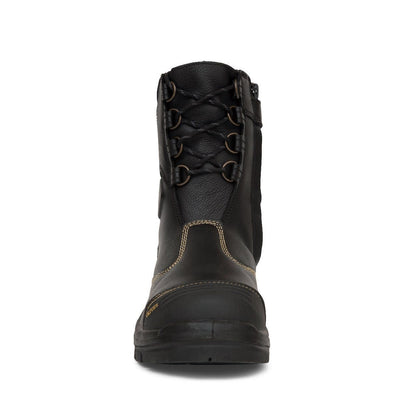 Oliver 55-380 Black 200Mm Hi Leg Zip Side Safety Boot