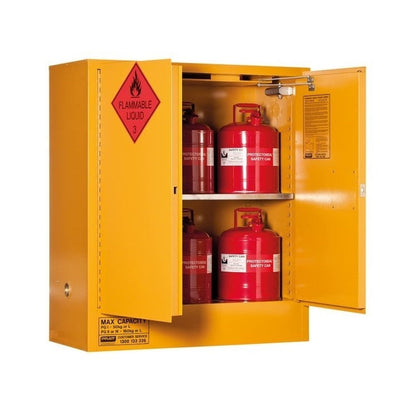 Pratt 5530AS CLASS 3 Flammable Liquid Storage Cabinet 160L 2 Door 2 Shelf