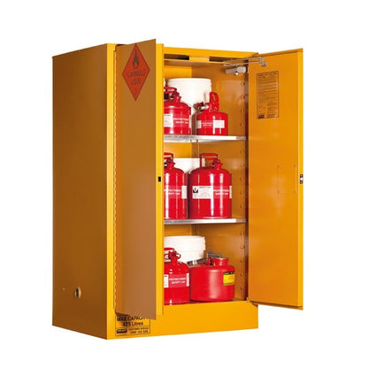 Pratt 5590AS CLASS 3 Flammable Liquid Storage Cabinet 425L 2 Door 3 Shelves