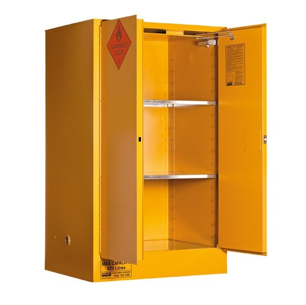 Pratt 5590AS CLASS 3 Flammable Liquid Storage Cabinet 425L 2 Door 3 Shelves