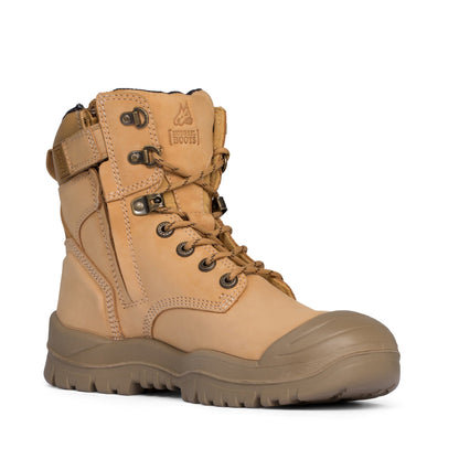 Mongrel 561050 Wheat High Leg ZipSider Safety Boot With Scuff Cap