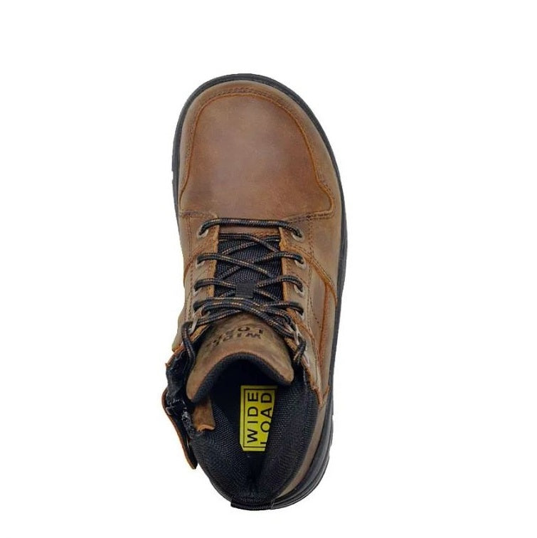 Wide Load 590CZN 6 Inch Soft Toe Zip/ Lace Up Non Safety Boot