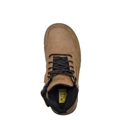 Wide Load 590TZN 6 Inch Soft Toe Zip/ Lace Up Non Safety Boots