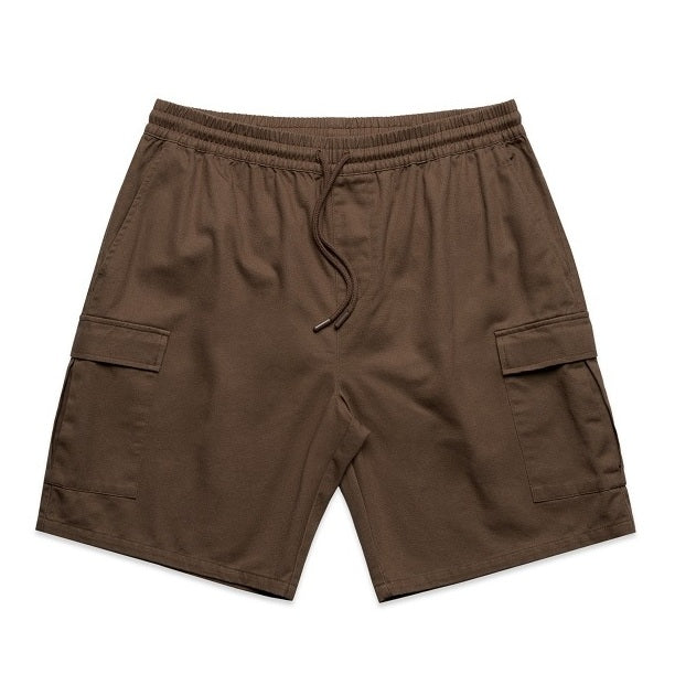 AS Colour 5925 Mens Cargo Walk Shorts 19 Inc - Walnut - Front View