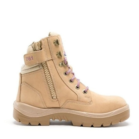 Steel Blue 592761 Southern Cross Zip Ladies: TPU/PR Midsole - Sand - Side View