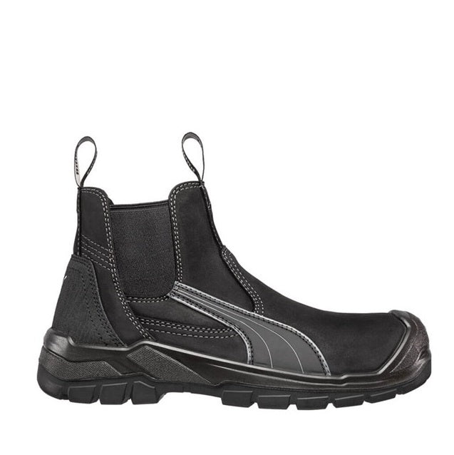 Black Slip On Airport Friendly Puma 630347 Tanami Black Unisex Composite Safety Boot