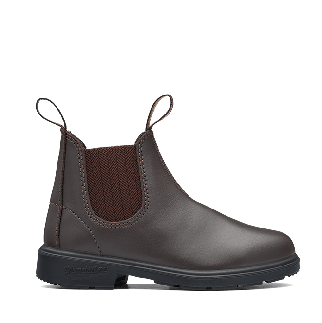 Blundstone Kids brown leather boots