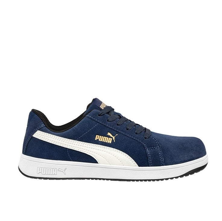 Puma 640027 Iconic Suede Blue Composite Safety Shoes