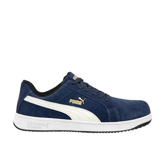 Puma 640027 Iconic Suede Blue Composite Safety Shoes