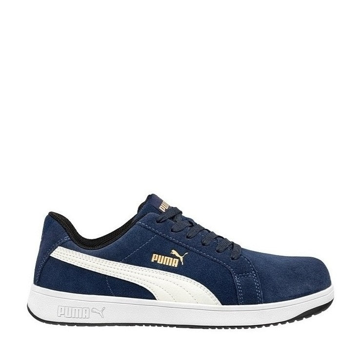 Navy Blue Airport Friendly Puma 640027 Iconic Suede Safety Shoes