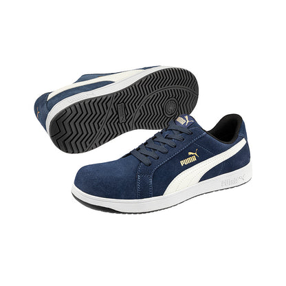 Puma 640027 Iconic Suede Blue Composite Safety Shoes