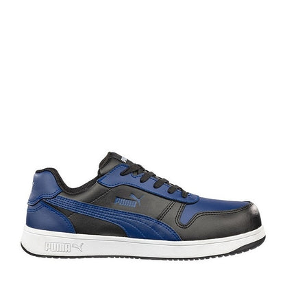 blue and Black Metal Free Puma 640277 Frontcourt Low Composite Safety Shoes