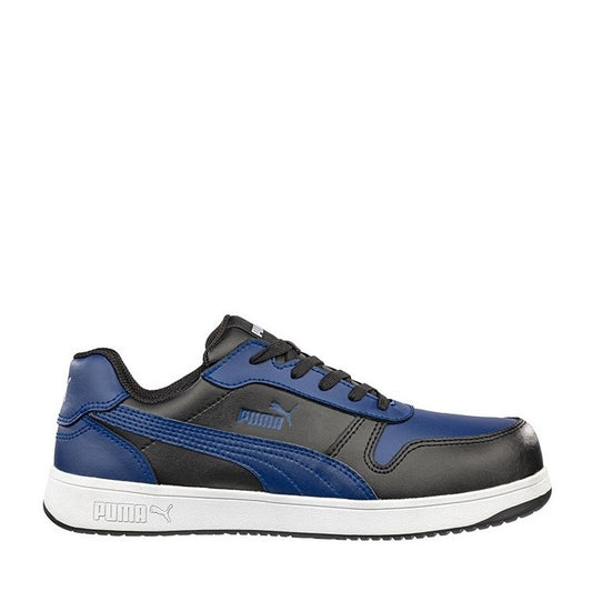 blue and Black Metal Free Puma 640277 Frontcourt Low Composite Safety Shoes
