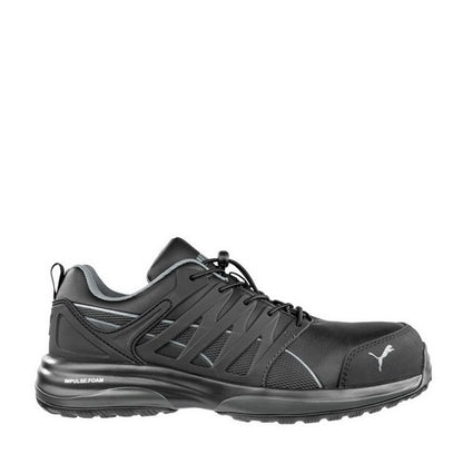 Black airport friendly Puma 644577 Push Cloud Unisex Composite Safety Jogger