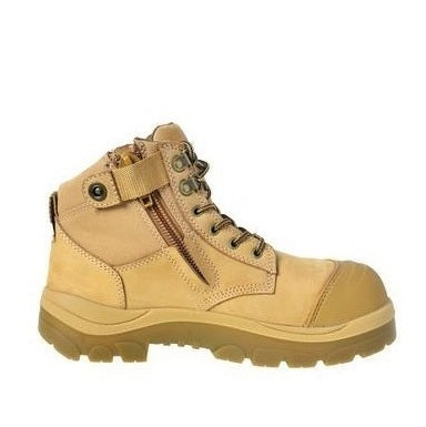 Wide Load 690WZN Wheat 6" Zip Side Non Safety Boot