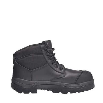 Black scuff cap Wide Load 690BLWC Black 6 Laced Water Proof Composite Safety Boots