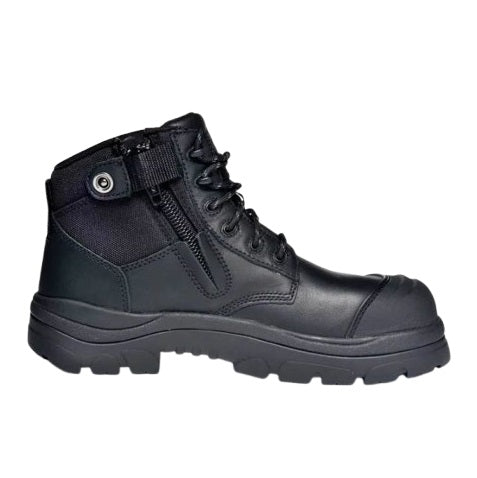 Wide Load 690BZ Black 6" Zip Side Safety Boot