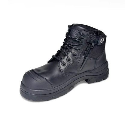 Wide Load 690BZC Black 6 Zip Side Composite Safety Boot