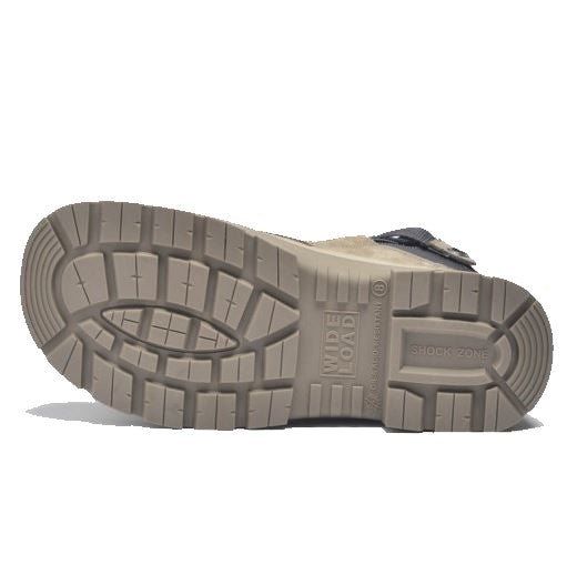Wide Load 690SZ Stone 6" Zip Side Safety Boot
