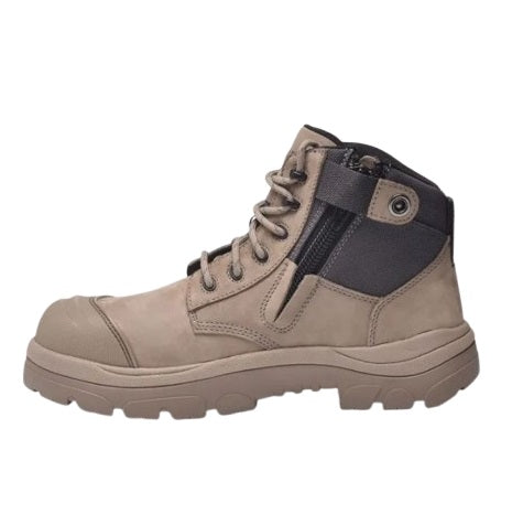 Wide Load 690SZC Stone 6 Zip Side Composite Safety Boot
