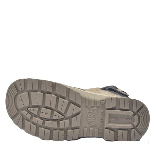 Wide Load 690SZ Stone 6 Zip Side Safety Boots