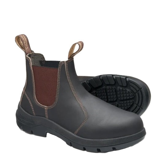 Blundstone brown pull on boots
