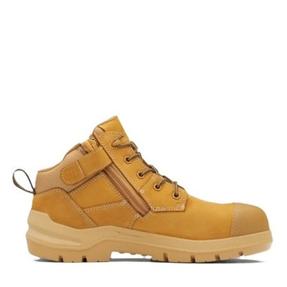 Blundstone 7540 DuraFit Wheat Nubuck 115mm Zip Side Safety Boots