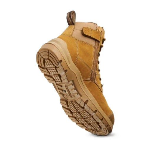 Blundstone 7560 DuraFit Wheat Nubuck 150mm Zip Side Safety Boots