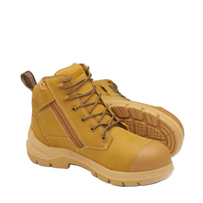 Blundstone 7599 DuraFit Wheat Waterproof Zip Side Safety Boots