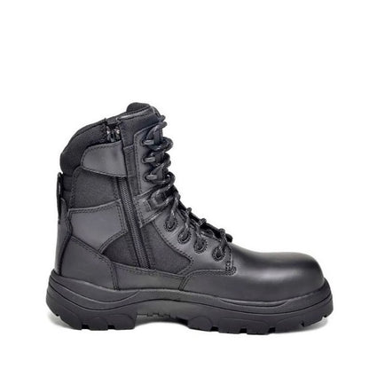 Wide Load 790BZN 8 Inch Soft Toe Zip/ Lace Up Non Safety Boot
