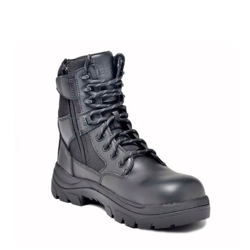 Wide Load 790BZN 8 Inch Soft Toe Zip/ Lace Up Non Safety Boot