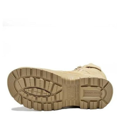 Wide Load 790SZN 8 Inch Sand Soft Toe Zip/ Lace Up Non Safety Boots