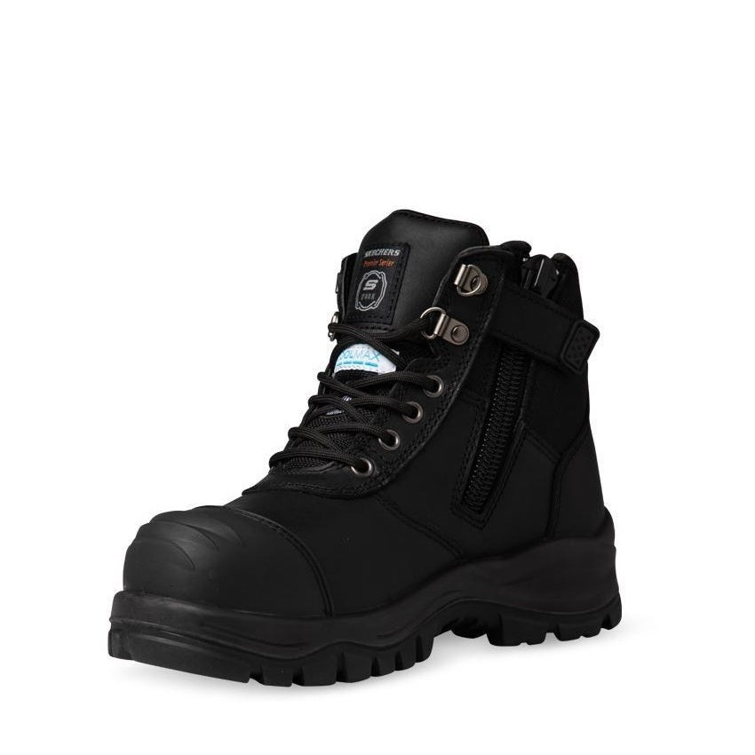 Skechers 888028 Mens SKS Work Comp Toe Safety Boots Black 7AU/UK - 8US
