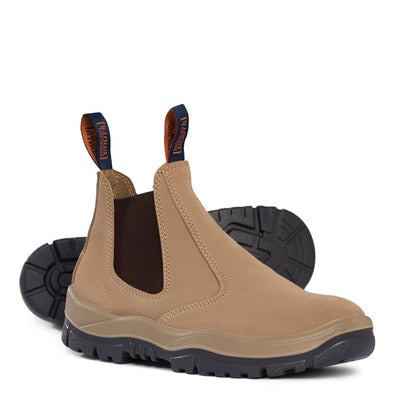 Mongrel 916040 Wheat Suede Non-Safety Elastic Sided Boot