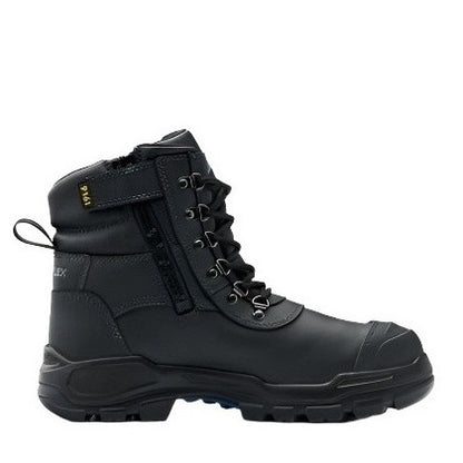 Black Blundstone 9161 Unisex Rotoflex Zip Sided Chem Resistant Safety Boots
