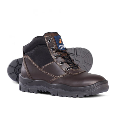 Mongrel 917030 Brown Non- Safety Lace Up Boot