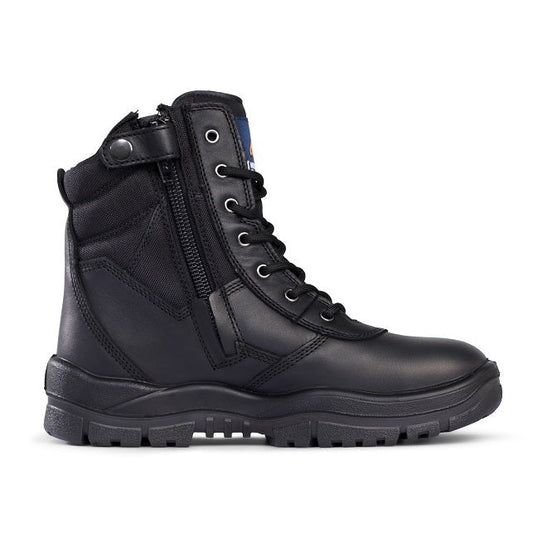 Mongrel 951020 Black Non Safety High Leg ZipSider Boot