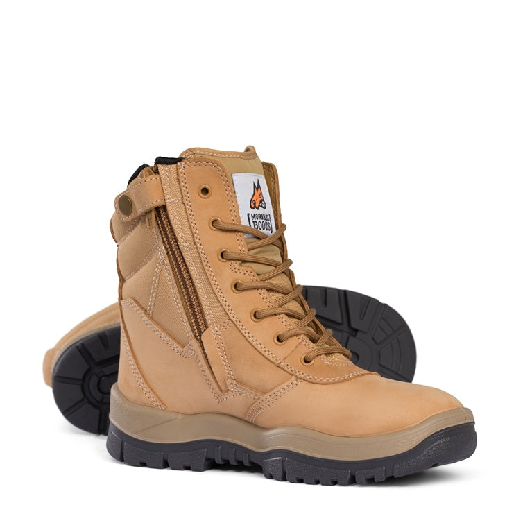 Mongrel 951050 Wheat Non Safety High Leg ZipSider Boot