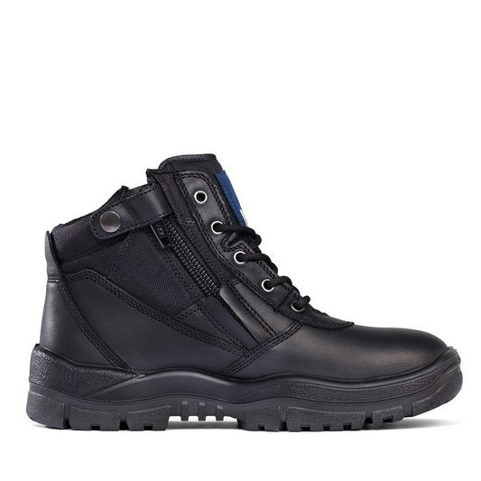 Mongrel 961020 Black Non Safety Zip Sider Boot