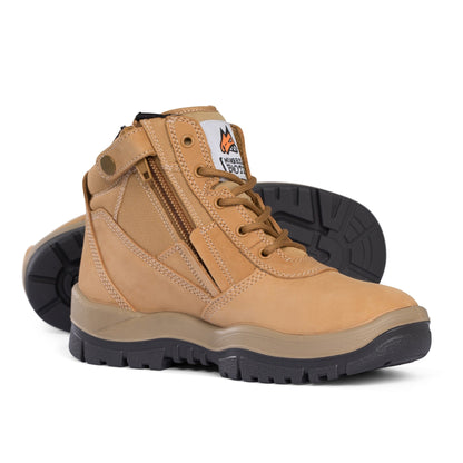 Mongrel 961050 Wheat Non Safety Zip Sider Boot