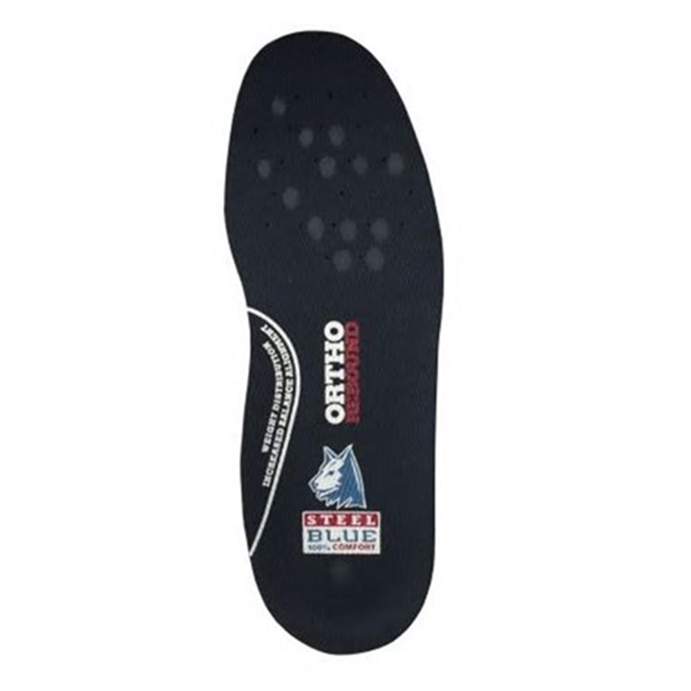 Steel Blue A-0001 Mens Ortho Rebound Insole - Black - Product View