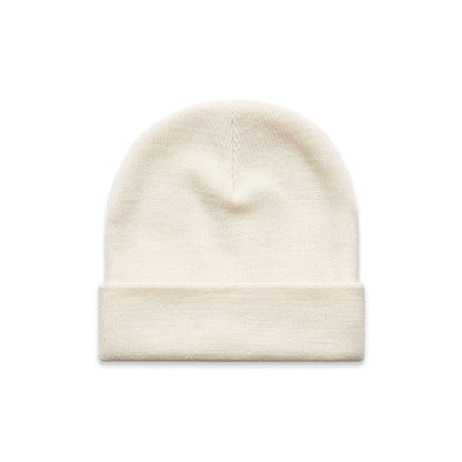 AS Colour 1107 Cuff Beanie - Ecru - Front View