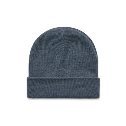 AS Colour 1107 Cuff Beanie - Petrol Blue - Front View