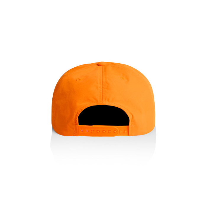 Hi Vis safety orange, AS Colour 1114F Surf Safety Cap, breathable, rear view