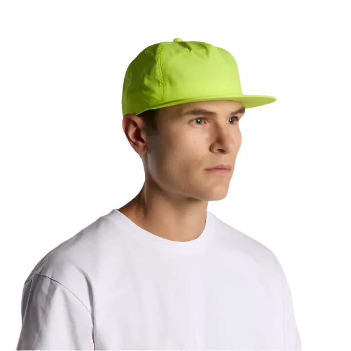 Hi visibility Safety yellow, AS Colour 1114F Surf Safety Cap, model front view