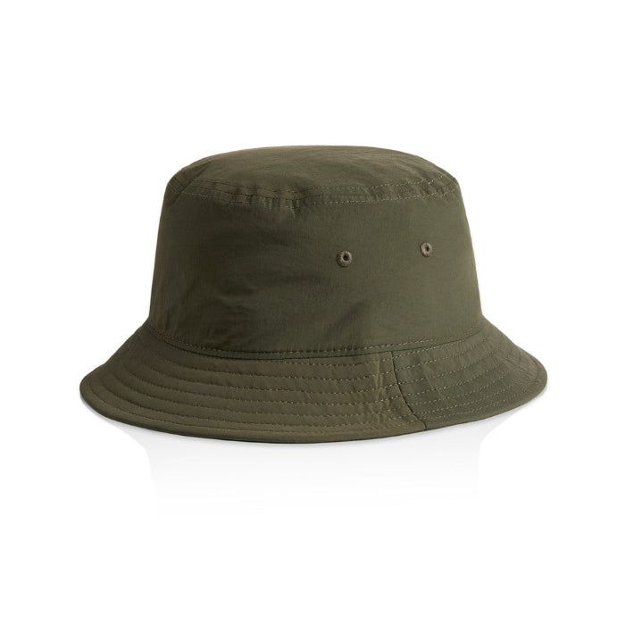 AS Colour 1171 Nylon Bucket Hat - Army - Front View