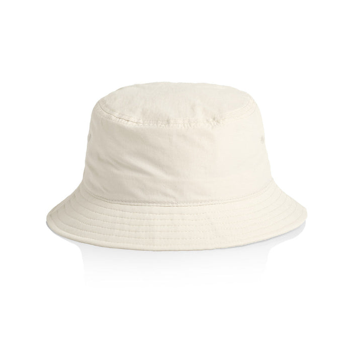 AS Colour 1171 Nylon Bucket Hat - Ecru - Front View